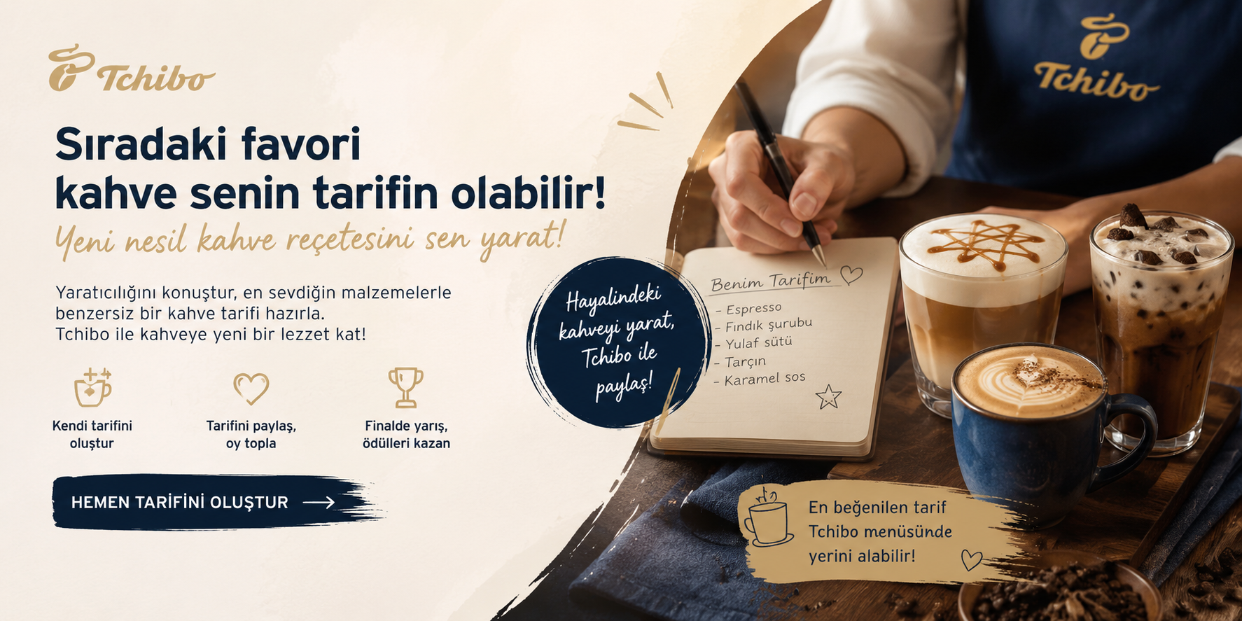 Sıradaki favori kahve senin tarifin olabilir